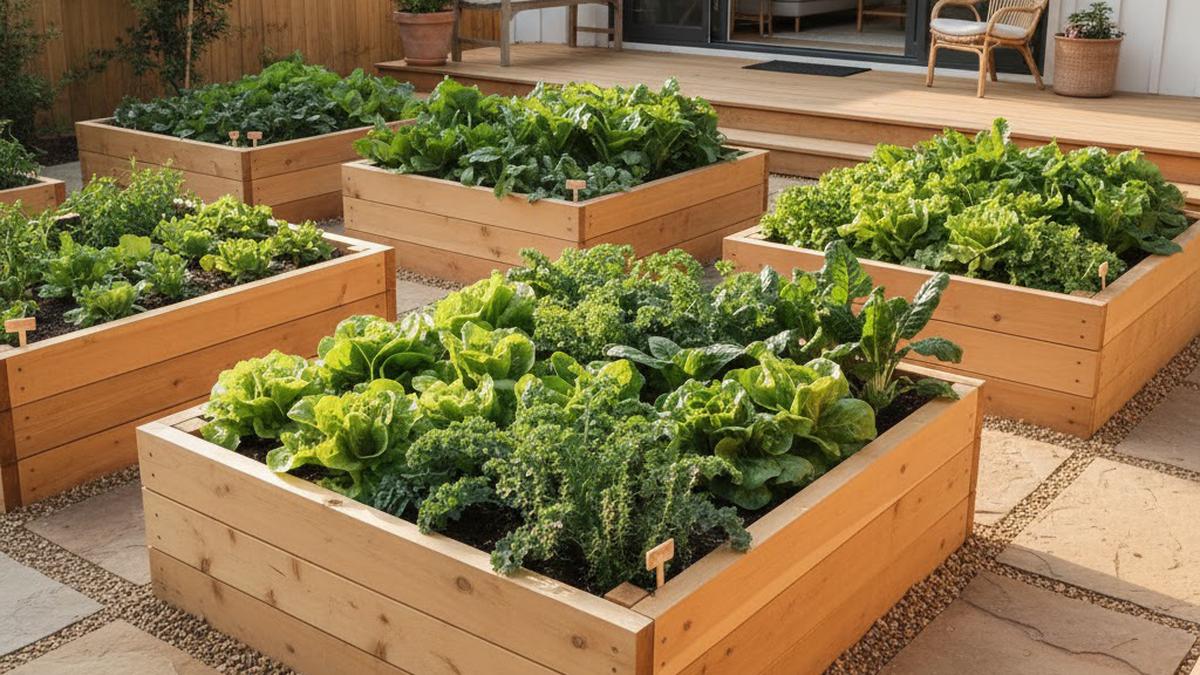 9 Konsep Kebun Sayur Rumah Belakang dengan Vibe Slow Living yang Estetik