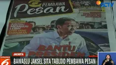 Bawaslu Jaksel juga menemukan kalender dan stiker yang disinyalir melanggar aturan kampanye.