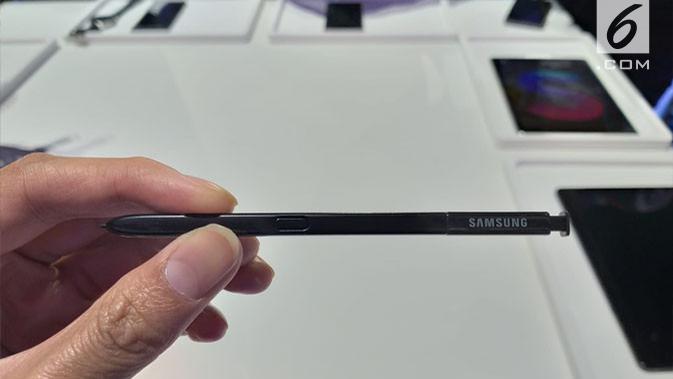 Tampak S Pen baru di Samsung Galaxy Note 9. Liputan6.com/ Aditya Eka Prawira