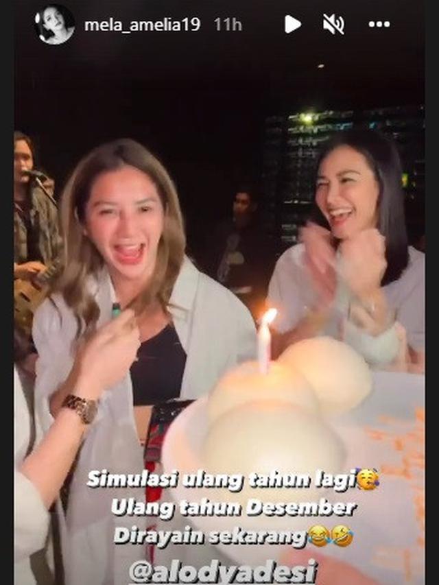 bintang FTV Suara Hati Istri mengadakan buka puasa bersama (Foto: Instagram/@mela_amelia19)