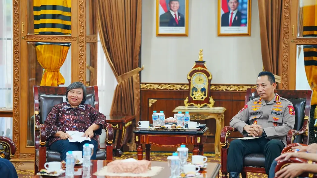 Ketua Komnas HAM RI Anis Hidayah (kiri) dan Kapolri Listyo Sigit Prabowo (Istimewa)