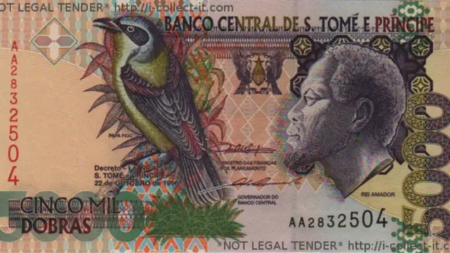Mata Uang Dobra, Sao Tome