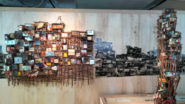 Instalasi berjudul Di Balik Kampung Itu, Jakarta Architecture Festival 2023