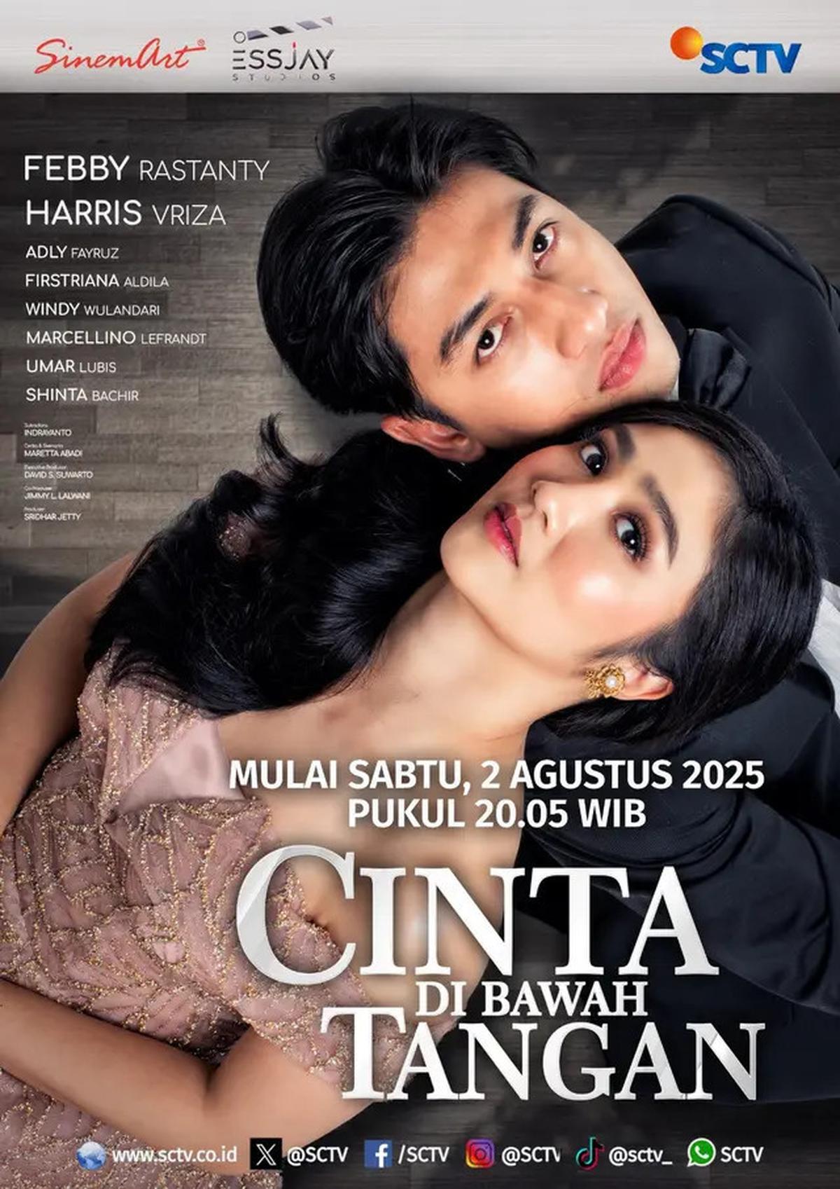 SCTV Siapkan Sinetron Cinta Sedalam Rindu dan Cinta di Bawah Tangan, Ada Harris Vriza Hingga Caesar Hito