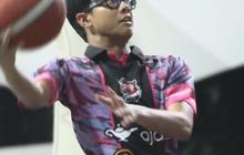 Alam Ganjar Main Basket Bareng Komunitas dan Tim PON Sulawesi Utara