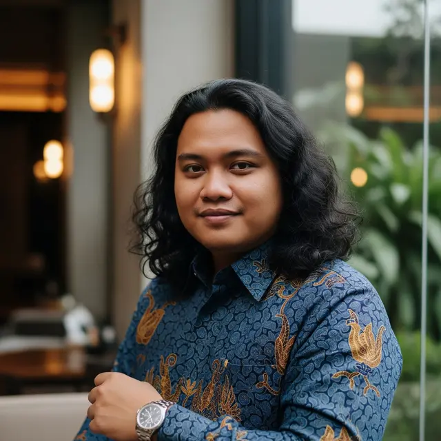 Model Rambut Panjang Pria Gemuk yang Stylish