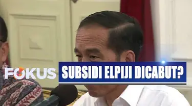 Jokowi menyatakan, ia belum memutuskan mencabut subsidi sebelum menerima rencana skema penyaluran elpiji bersubsidi.