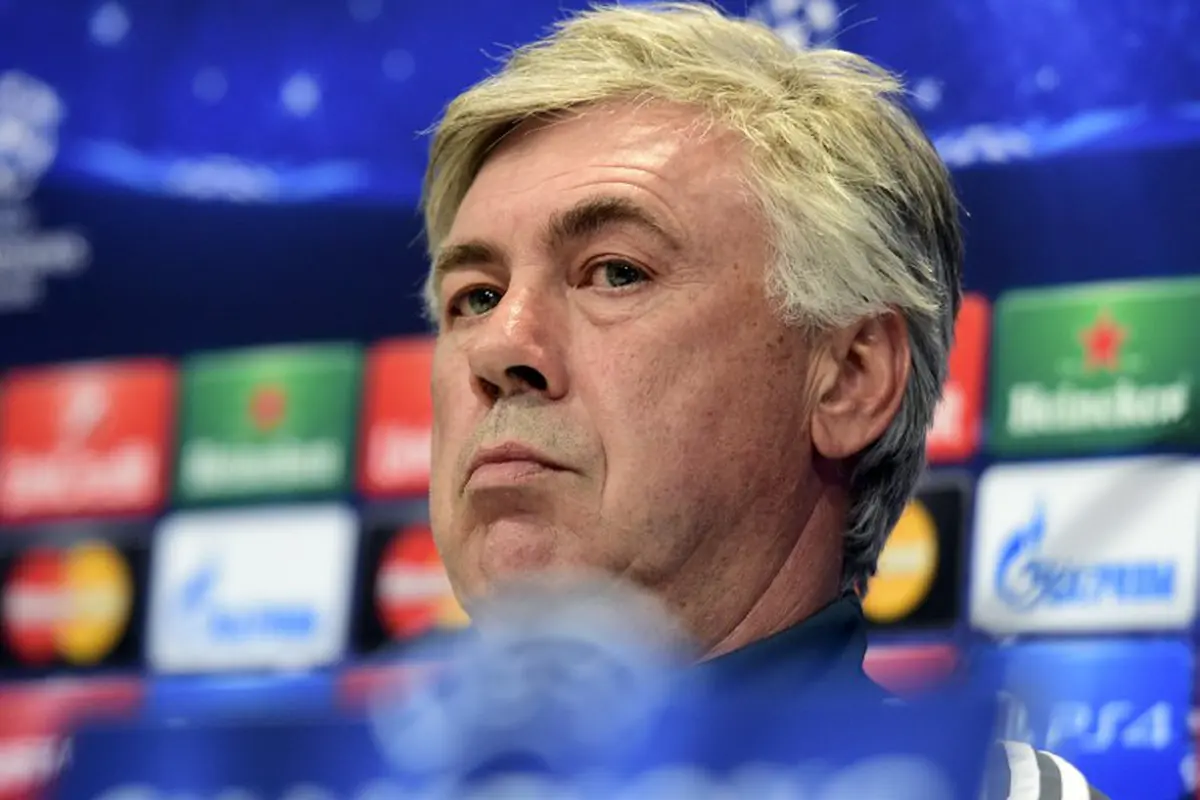 Carlo Ancelotti- Real Madrid vs Juventus (GERARD JULIEN / AFP)