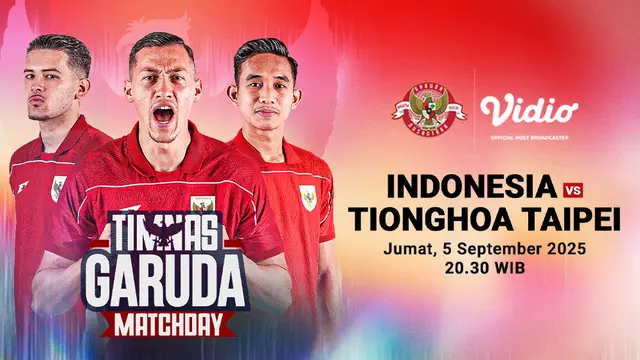 Live streaming Timnas Indonesia vs Chinese Taipei eksklusif di Vidio. (dok. vidio.com)