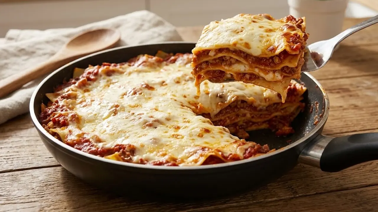 resep lasagna teflon tanpa oven