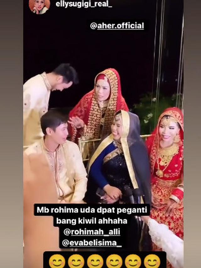 6 Momen Pernikahan Eva Bellisima Mantan Istri Kiwil, Dihadiri Rohimah