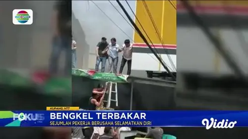 Fokus Pagi : Kebakaran di Permukiman Padat Pademangan Jakarta Utara, Warga Panik