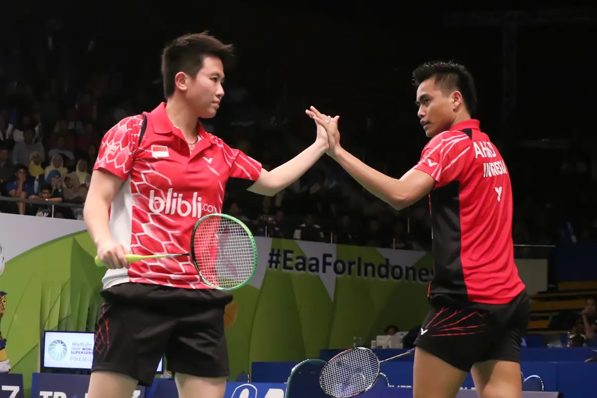 Tontowi Ahmad/Liliyana Natsir (Bola.com/Arief Bagus)