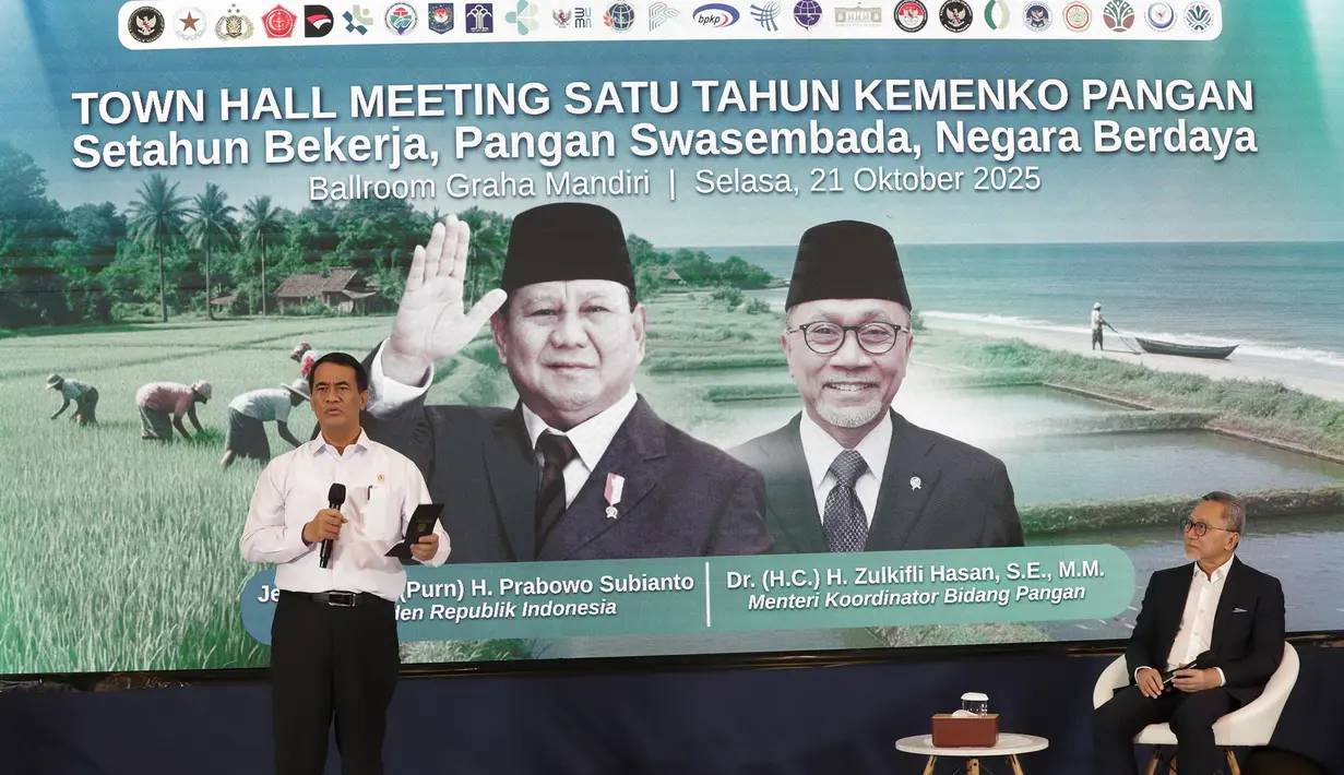 Capaian ini diklaim merupakan hasil kerja kolektif antara kementerian dan lembaga yang bercita-cita mewujudkan kedaulatan pangan nasional. (merdeka.com/Arie Basuki)