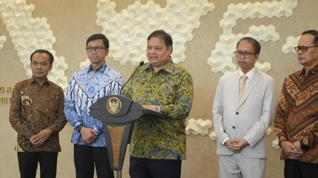 Menteri Koordinator (Menko) Bidang Perekonomian Airlangga Hartarto di Kantor Kemenko Perekonomian Jakarta, Rabu (25/9/2024). (Foto: Kemenko Bidang Perekonomian)