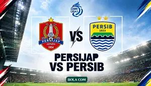 Link Live Streaming BRI Super League di Vidio: Persijap Vs Persib