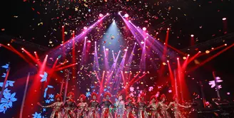 Perempuan-perempuan tangguh turut menghibur konser The Biggest Concert 'Perempuan Hebat Indonesia' yang digelar oleh SCTV dalam rangka Hari Kartini. (Adrian Putra/Bintang.com)