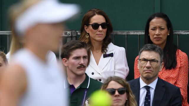 Pesona Kate Middleton Saat Nonton Tenis Wimbledon 2019