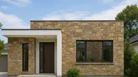 8 Gambar Desain Rumah dengan Batu Alam, Tampilkan Hunian yang Cantik dan Estetik