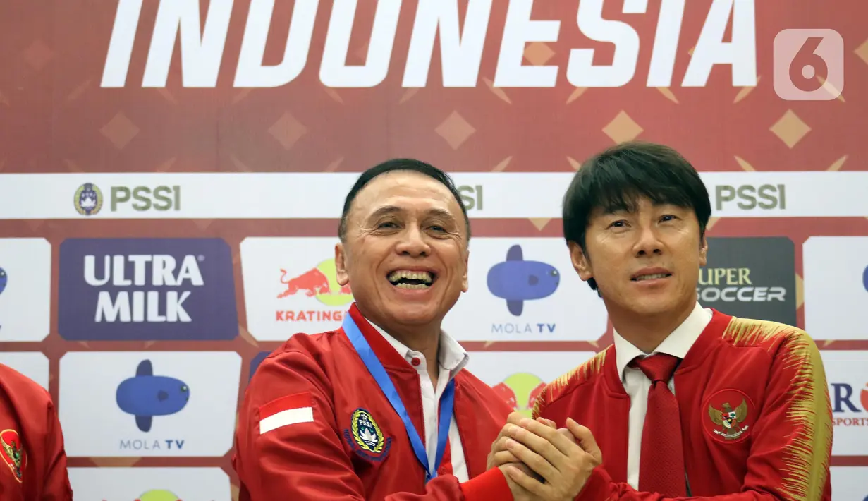 Pada awalnya, Shin Tae-yong ditunjuk untuk menangani Timnas U-20 yang saat itu dipersiapkan untuk tampil menembus Piala Dunia U-20 2020. (Liputan6.com/Helmi Fithriansyah)