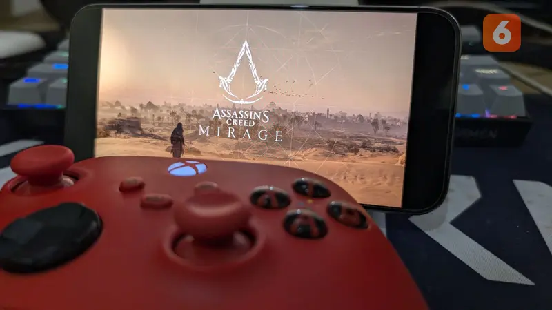 Main Assassin's Creed Mirage di iPhone 15 Pro Max