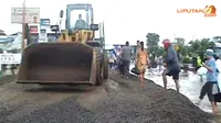 [VIDEO] Jalan Ditinggikan, Macet di Pantura Kudus Mulai Terurai
