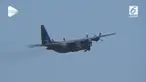 2 Pesawat Hercules AU Singapura singgah di Balikpapan. Pesawat ini membawa bantuan kemanusiaan untuk korban gempa Palu dan Donggala