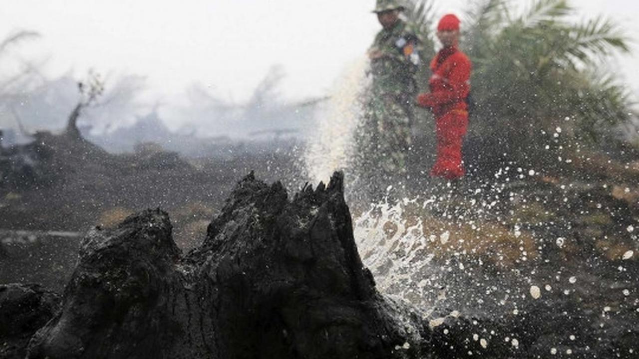 Aksi TNI jinakkan kabut asap di Sumsel