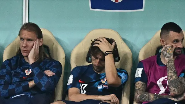 Raut Kecewa Luka Modric Gagal Bawa Kroasia Juara Piala Dunia 2022