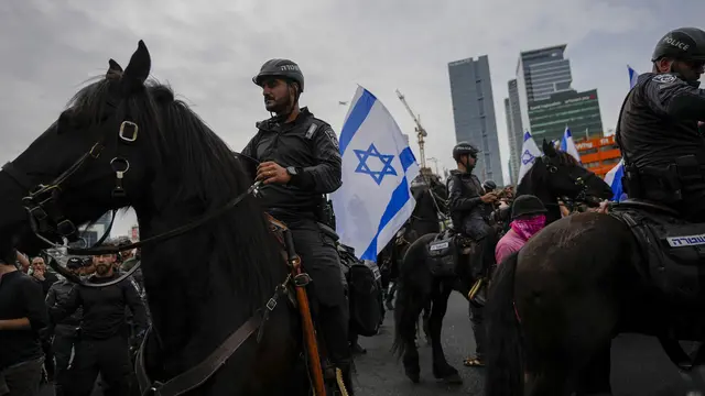 Protes PM Benjamin Netanyahu, Ribuan Warga Israel Unjuk Rasa Penuhi Jalan Tel Aviv
