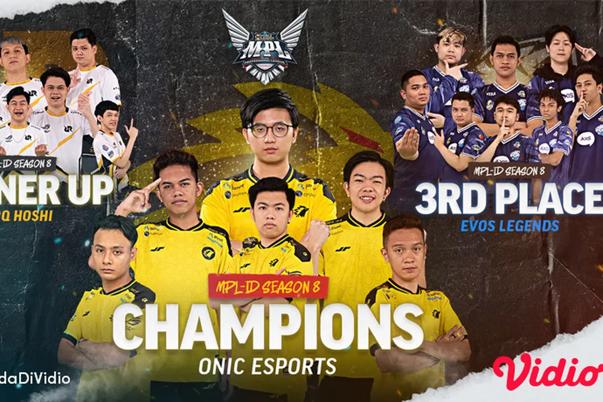 MPL Indonesia Season 8 Telah Usai, ONIC Esports Berhasil keluar Sebagai Juara