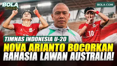 Pelatih Timnas Indonesia U-20 Nova Arianto mengucapkan terima kasih kepada pemain asuhannya usai memastikan lolos ke Piala Asia U-20 2026. Apalagi Garuda Muda sempat mengalami start yang loyo di babak kualifikasi saat menghadapi Malaysia U-20