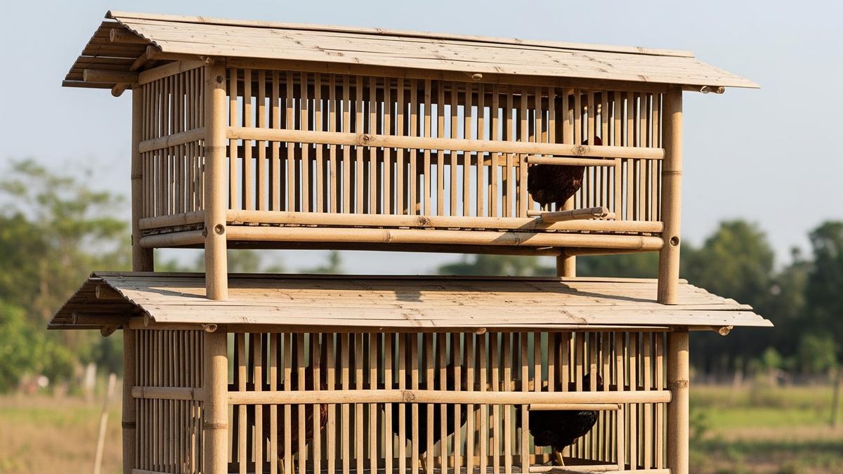 7 Model Kandang Ayam Bangkok Rak Bertingkat 3 Susun, Solusi Hemat Lahan Efisien