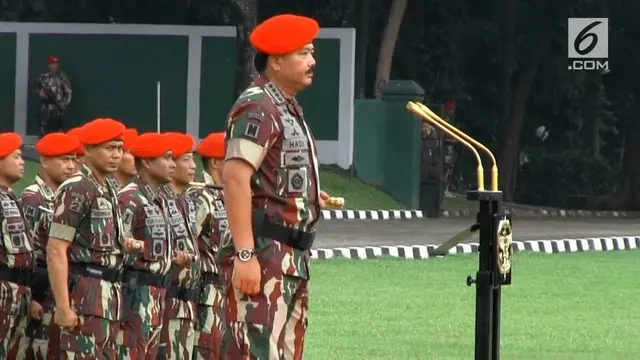 Panglima TNI Marsekal Hadi Tjahjanto menjadi warga kehormatan Kopassus TNI AD.