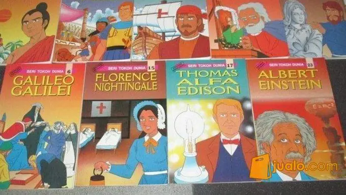 Nostalgia Bersama Buku Seri Tokoh Dunia yang Biasa Kamu Baca