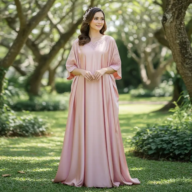 Model Baju Bridesmaid Bahan Satin