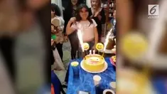Jika biasanya perayaan ulang tahun menjadi hari bahagia, tidak untuk gadis 11 tahun ini.