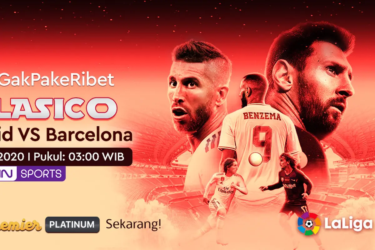 Saksikan Live Streaming El Clasico: Real Madrid VS Barcelona Hanya di Vidio. sumberfoto: Vidio