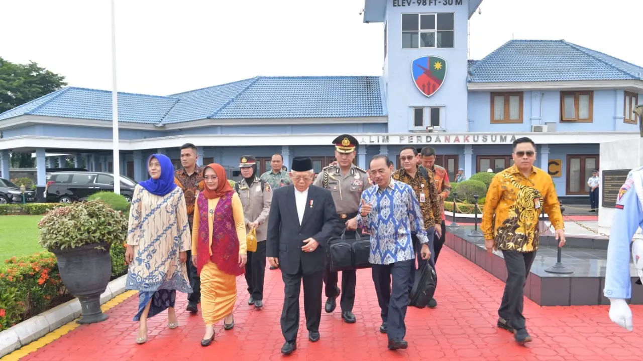 Wakil Presiden Ma'ruf Amin melakukan kunjungan kerja ke Lombok, Nusa Tenggara Barat (NTB).