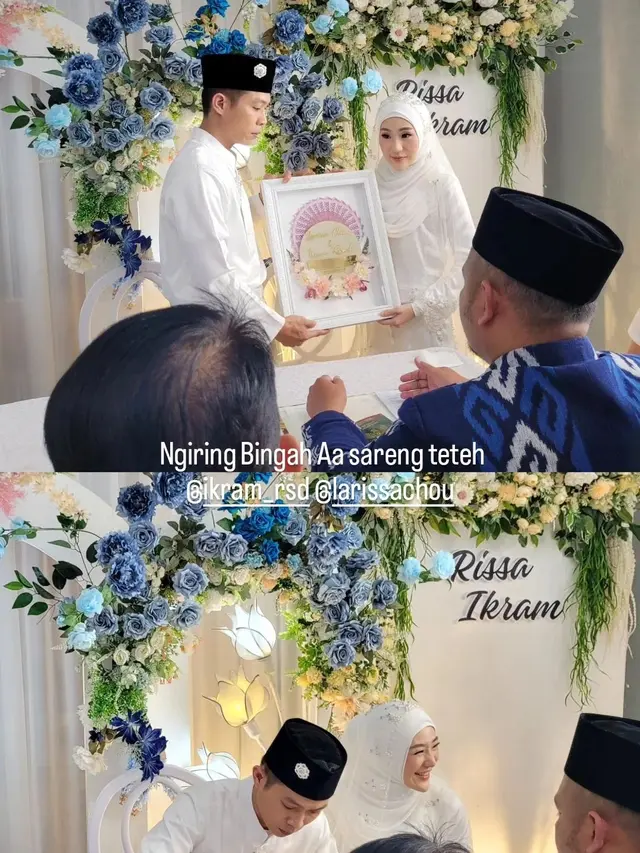 Akad Nikah Larissa Chou dan Ikram Rosadi