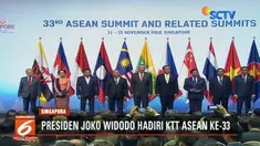 Hadiri KTT Asean ke-33 di Singapura, Presiden Jokowi tawarkan konsep indopasifik yang mengubah potensi ancaman dan ketegangan ekonomi global serta perdagangan bebas menjadi kerja sama dan perdamaian.