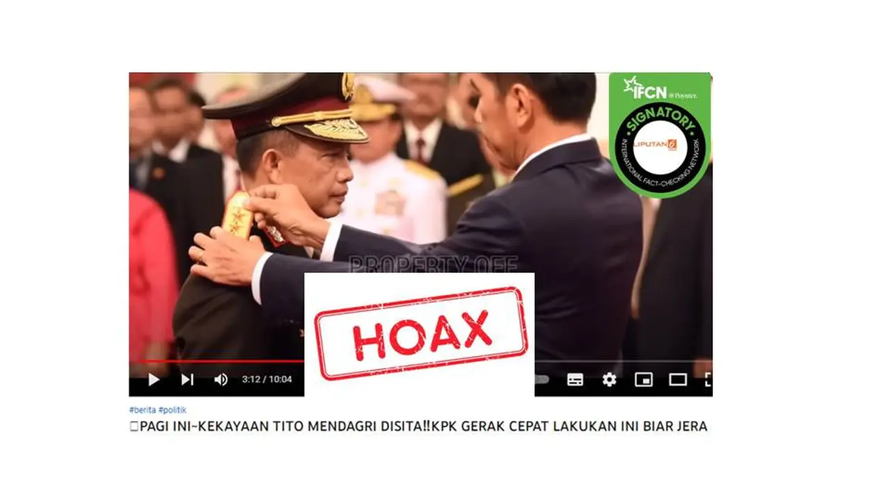 Cek Fakta KPK sita harta Tito Karnavian