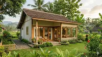 7 Model Rumah Sederhana di Desa dengan Banyak Bukaan, Solusi Hunian Adem dan Hemat Energi