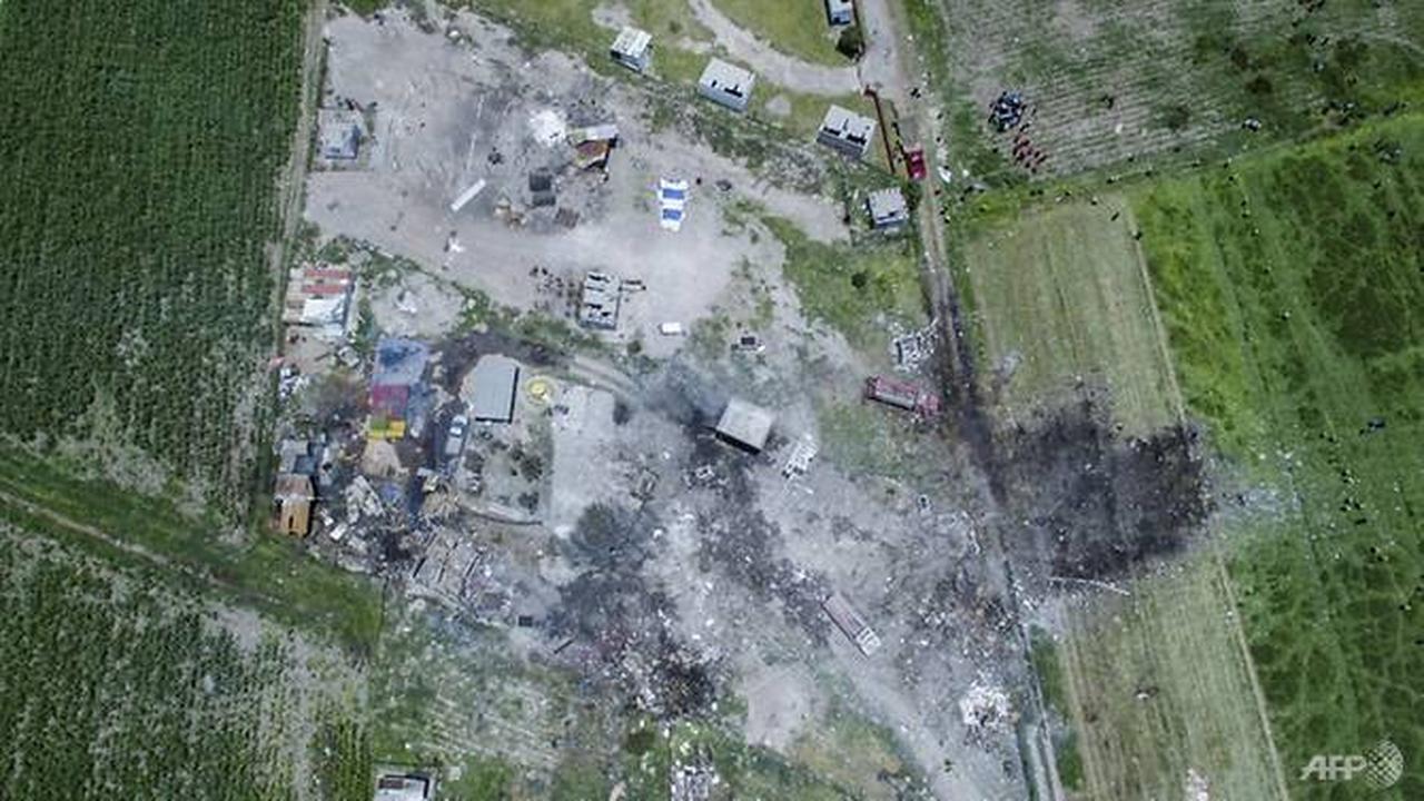 Gereja di Meksiko yang meledak akibat kembang api.