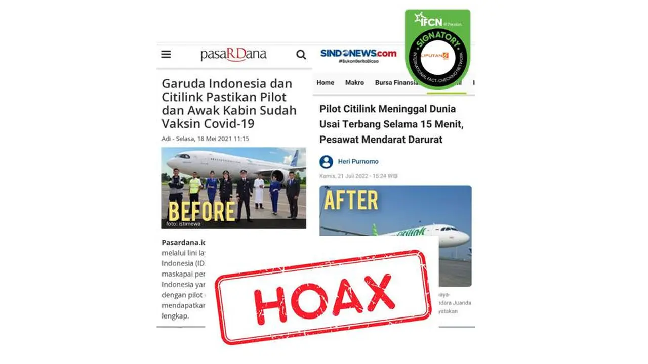 Cek fakta Citilink