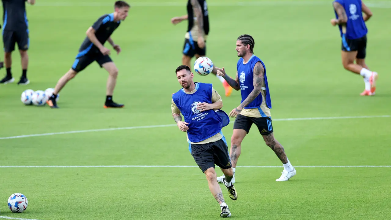 Latihan Copa America Argentina