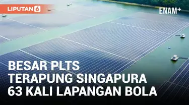 PLTS Terapung di Tengeh Reservoir, Singapura ini memiliki luas sebesar 45 hektar atau setara dengan 63 lapangan bola. Setiap panel surya terbuat dari food grade plastic agar tidak mencemari waduk yang jugalah menjadi suplai air minum masyarakat.