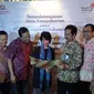 MoU Telkom dengan Coca-Cola Foundation (Liputan6.com/Denny Mahardy)