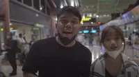 Thariq Halilintar Ucapkan Kata Sayang kepada Fuji di Bandara