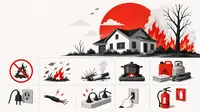 Infografis: Tips Mencegah Kebakaran Saat Musim Kemarau